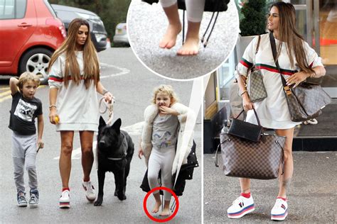 Skint Katie Price dresses in Louis Vuitton and Gucci while 